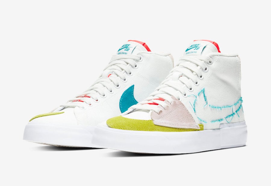 Nike SB Blazer Mid Edge White Orange Aqua CI3833-101 Release Date Info Nike SB Blazer Mid Edge White Orange Aqua CI3833-101 Release Date Info