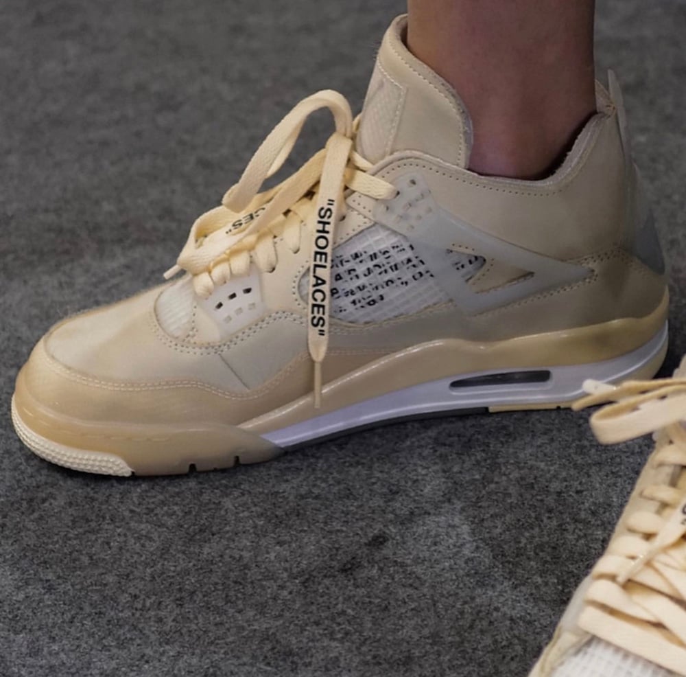 Off-White Air Jordan 4 Cream Sail 2020 Release Info