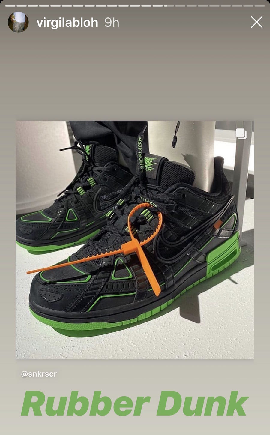 Off-White Nike Air Rubber Dunk Off-White Nike Air Rubber Dunk