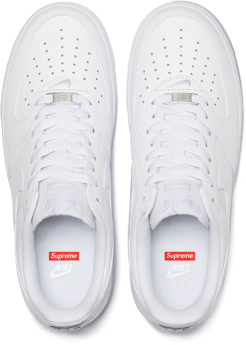 Supreme Nike Air Force 1 Low White 2020 Release Date