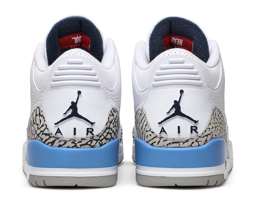 jordan 3 unc release