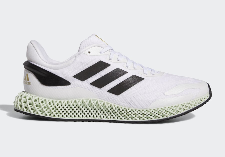 adidas 4D Run 1.0 White Black Gold 