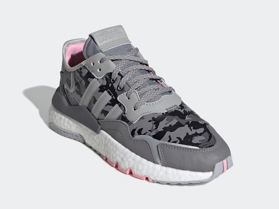 adidas Nite Jogger Camo Grey Pink EH1291 Release Date Info