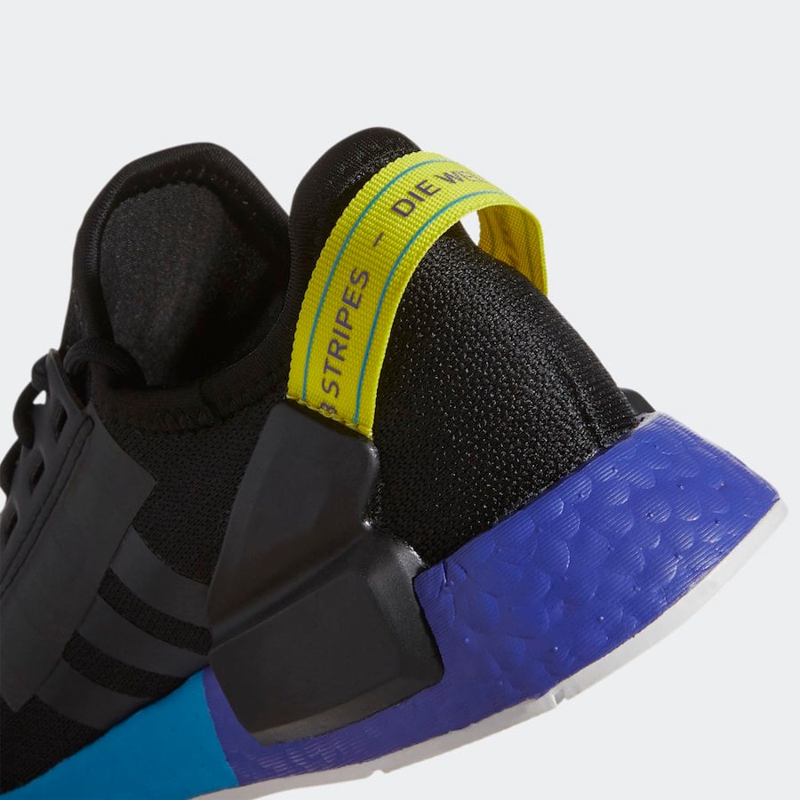 adidas NMD R1 V2 Black Carbon Shock Yellow FX4428 Release Date Info