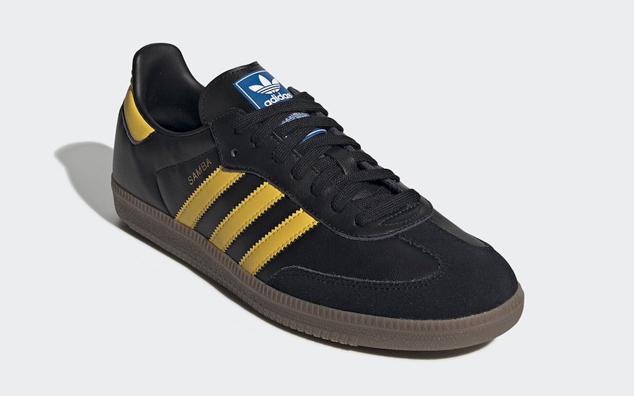 adidas Samba OG Black Yellow EG9326 Release Date Info