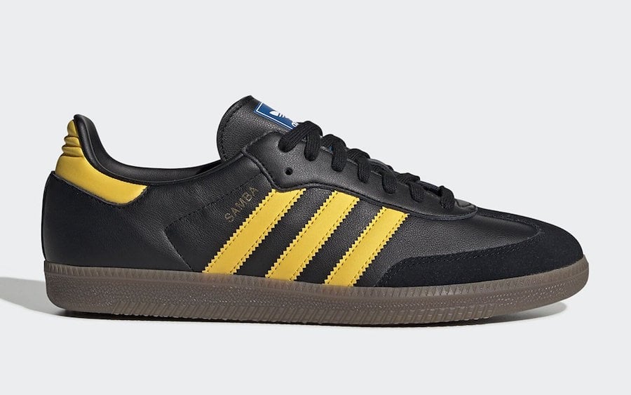 adidas Samba OG Black Yellow EG9326 Release Date Info