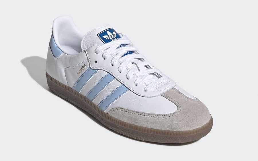 adidas Samba OG White Light Blue EG9327 Release Date Info