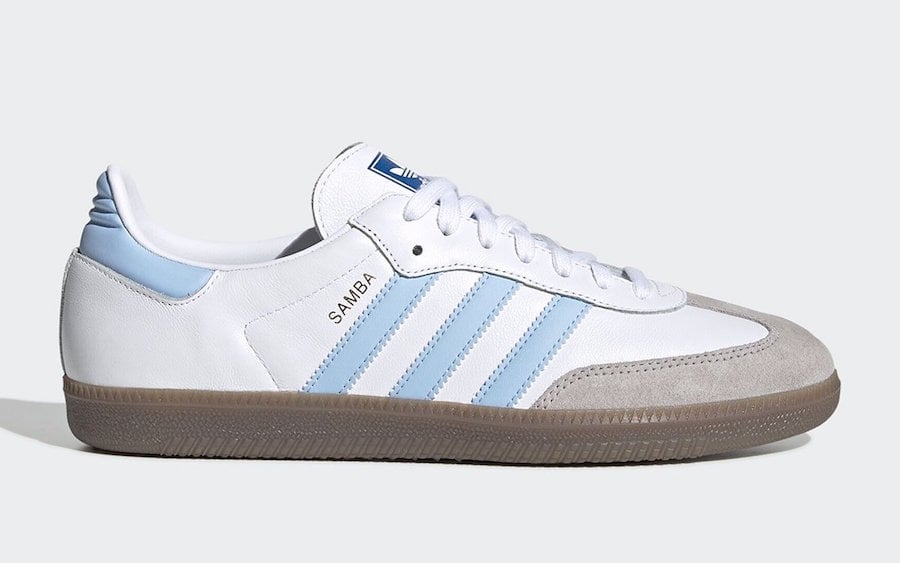 adidas Samba OG White Light Blue EG9327 Release Date Info