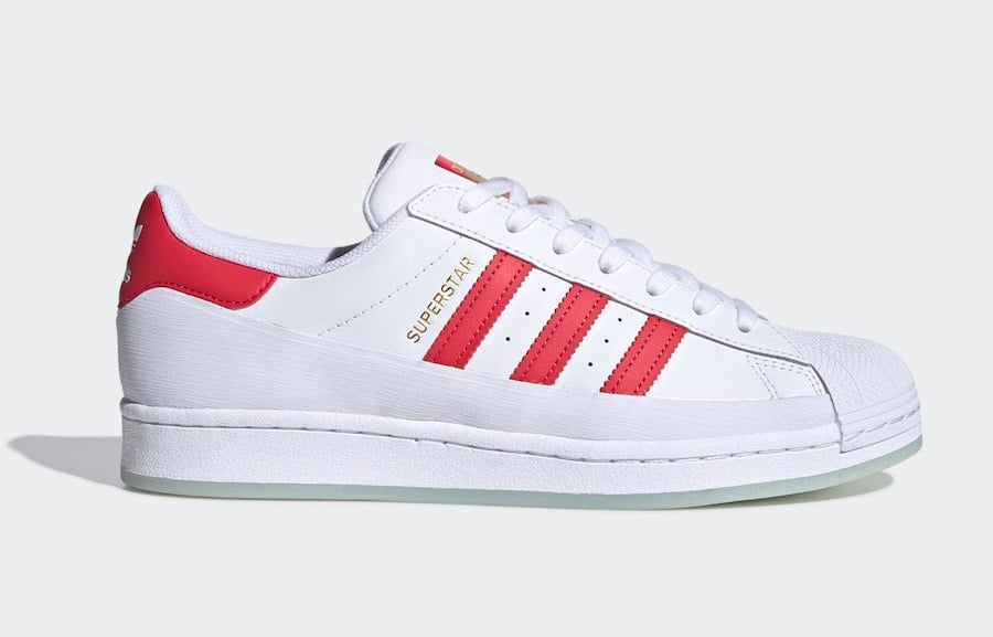 adidas Superstar MG White Red FV3031 Release Date Info