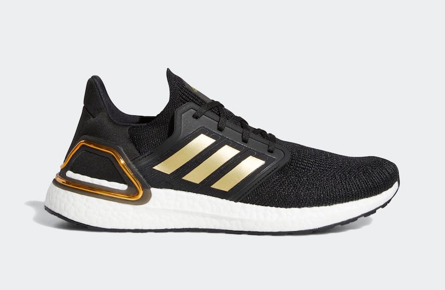 adidas ultra boost black gold metallic