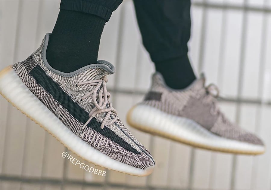 yeezy 350 zyon on feet