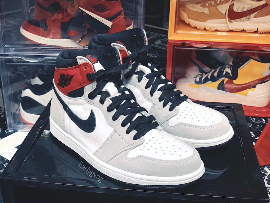 Air Jordan 1 High OG Light Smoke Grey 555088-126 Release Info