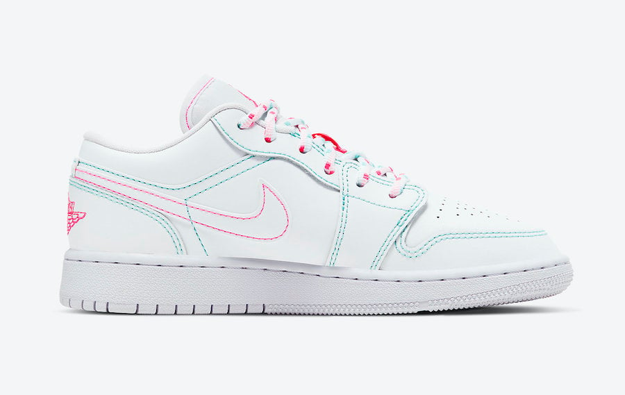 Air Jordan 1 Low GS Cotton Candy 554723-101 Release Date Info