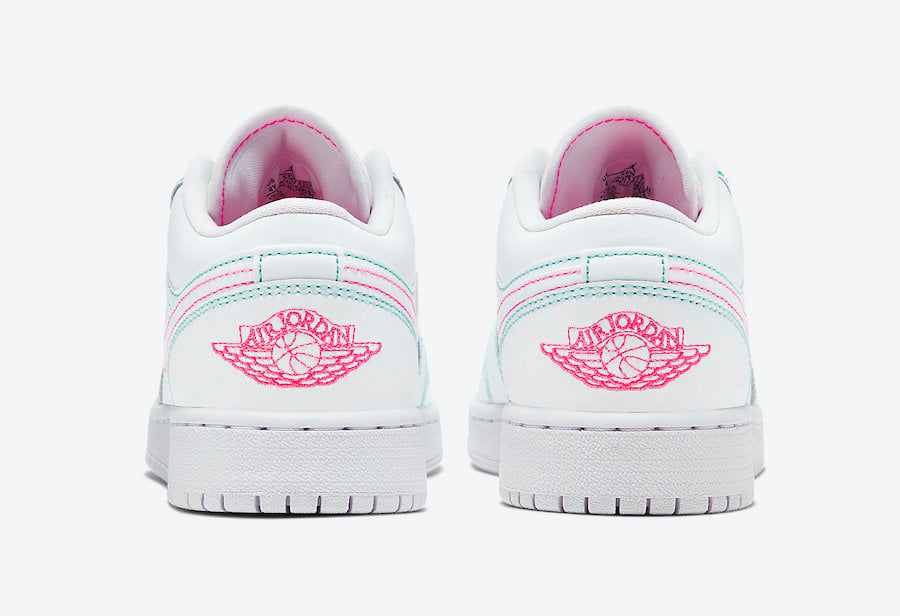 Air Jordan 1 Low GS Cotton Candy 554723-101 Release Date Info