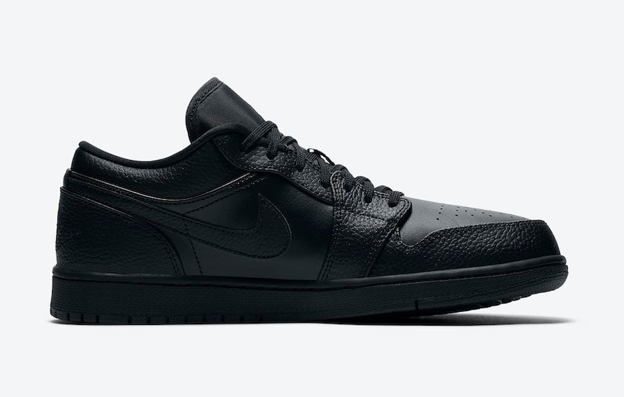 aj 1 low triple black