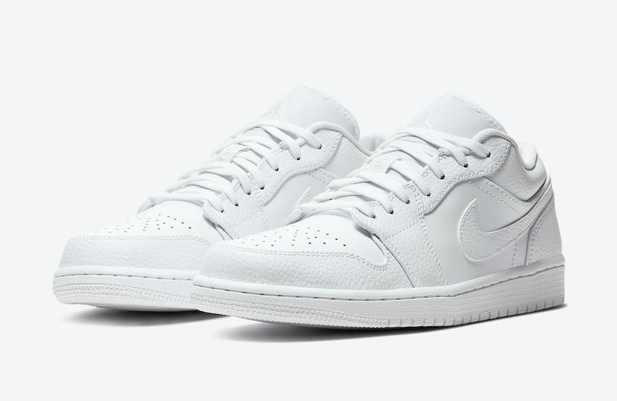 dunk low triple white