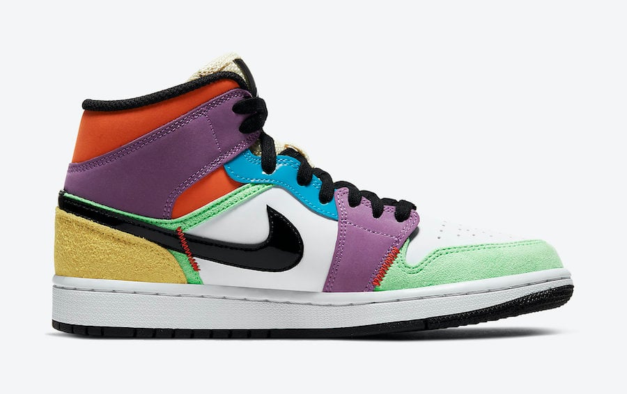 Air Jordan 1 Mid Multicolor CW1140-100 Release Date