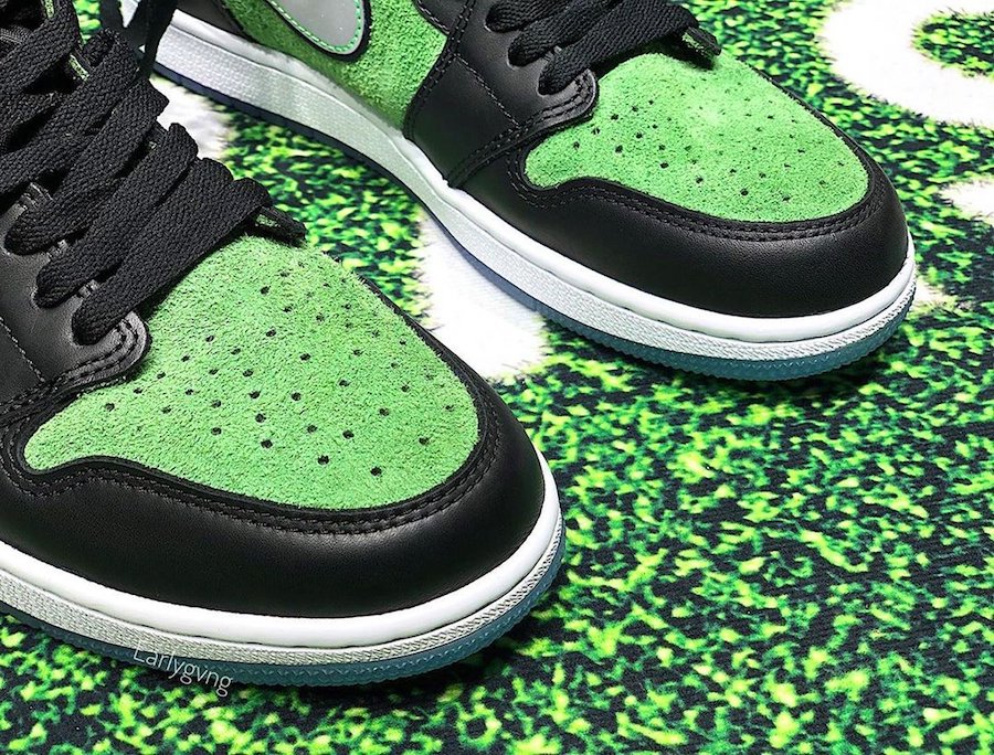 Air Jordan 1 Zoom Black Rage Green CK6637-002 Release Info