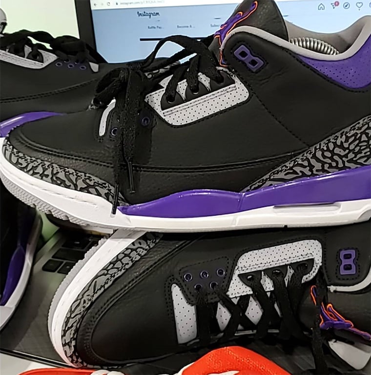 Air Jordan 3 Court Purple Phoenix Suns CT8532-050 Release Date