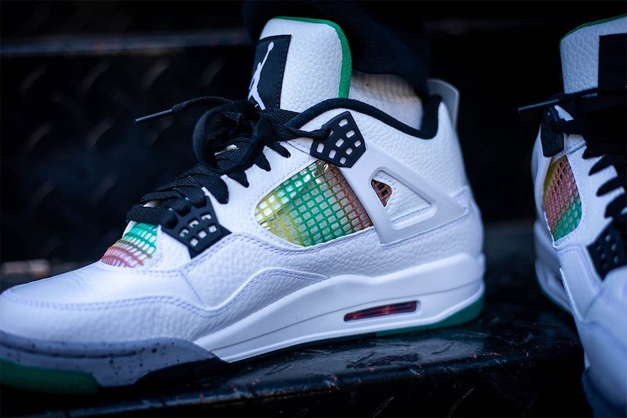 Air Jordan 4 Rasta WMNS AQ9129-100 On Feet