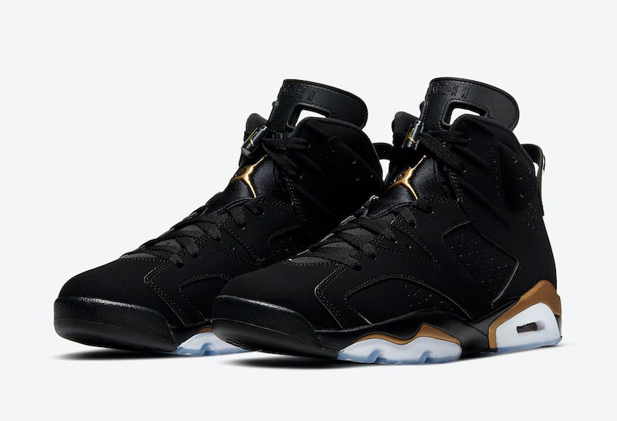 black and gold jordans with strap