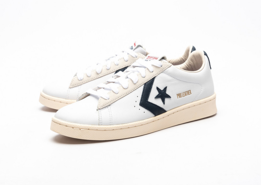 Converse Pro Leather Low Available in White and Obsidian