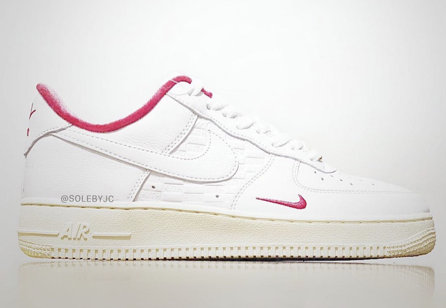 Kith Nike Air Force 1 White University Red Metallic Gold Release Date