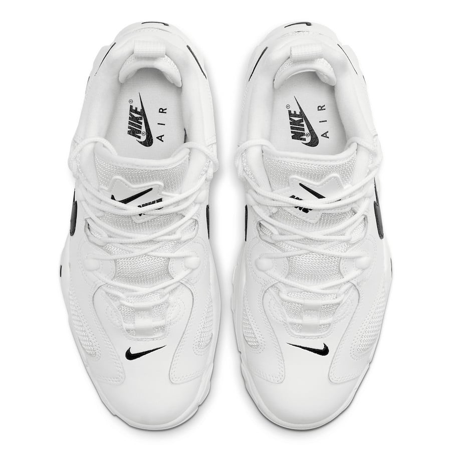 Nike Air Barrage Low White Black CW3130-100 Release Date Info