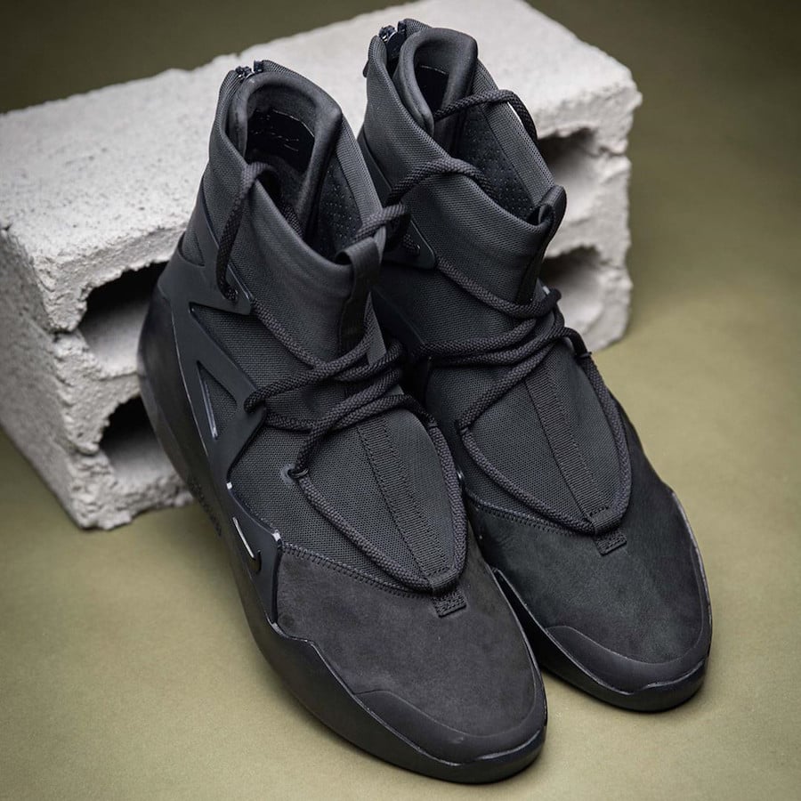 Nike Air Fear of God 1 Triple Black AR4237-005 Release Date