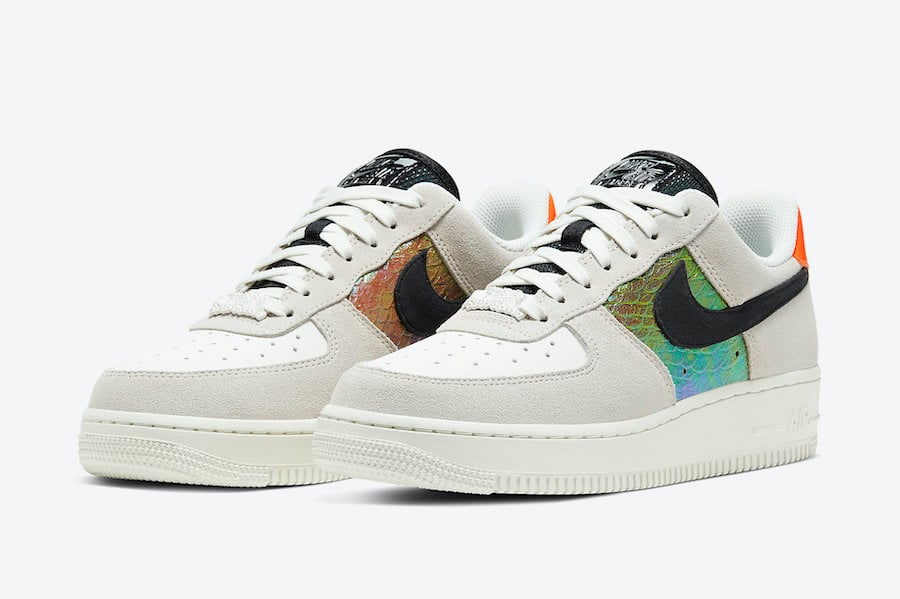 Nike Air Force 1 Low Highlighted with Iridescent Snakeskin