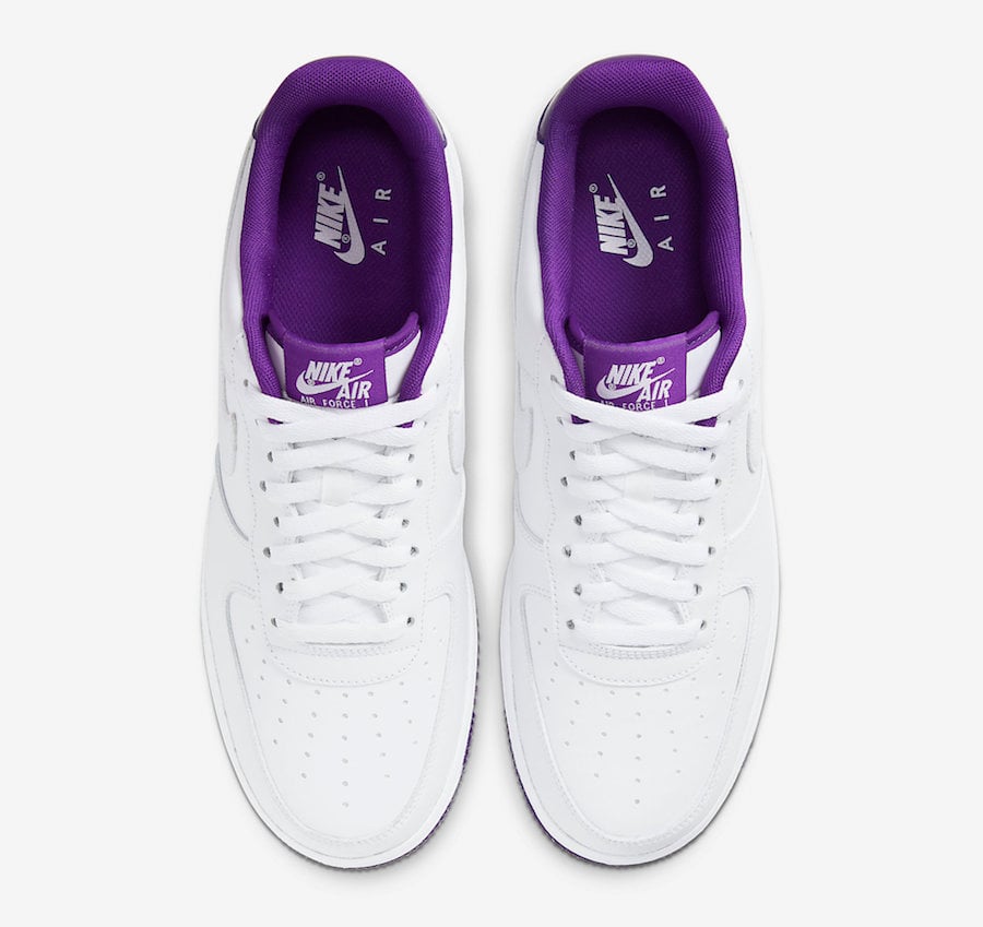 Nike Air Force 1 Low Voltage Purple CJ1380-100 Release Date Info