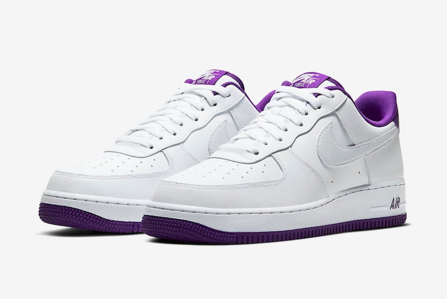 nike air force low purple