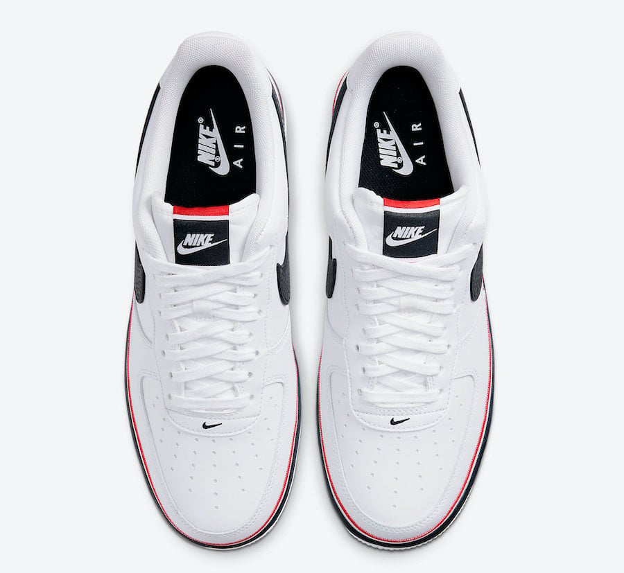 Nike Air Force 1 Low White Blue Red Ribbon CJ1377-100 Release Date Info