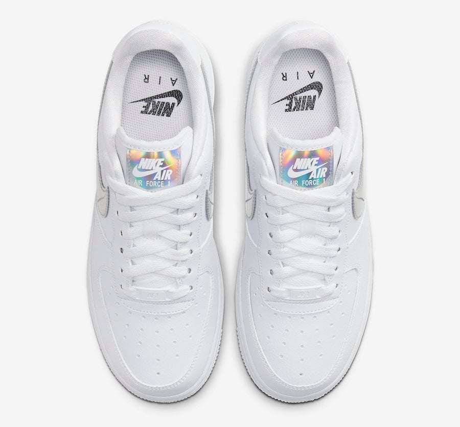 Nike Air Force 1 Low White Iridescent CJ1646-100 Release Date Info