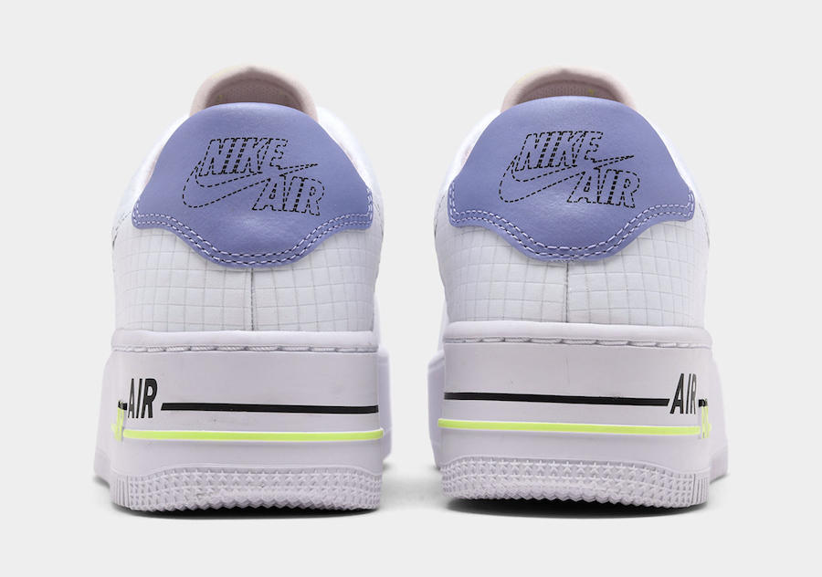 nike air force 1 sage purple