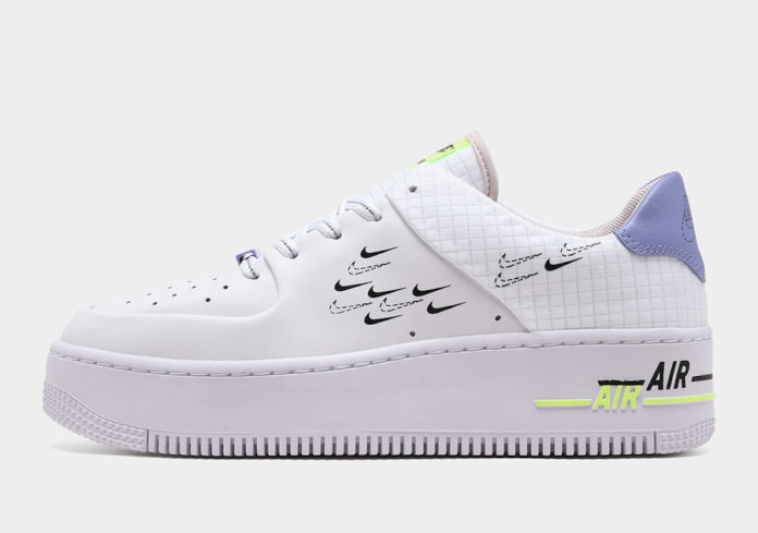 nike air force sage lila