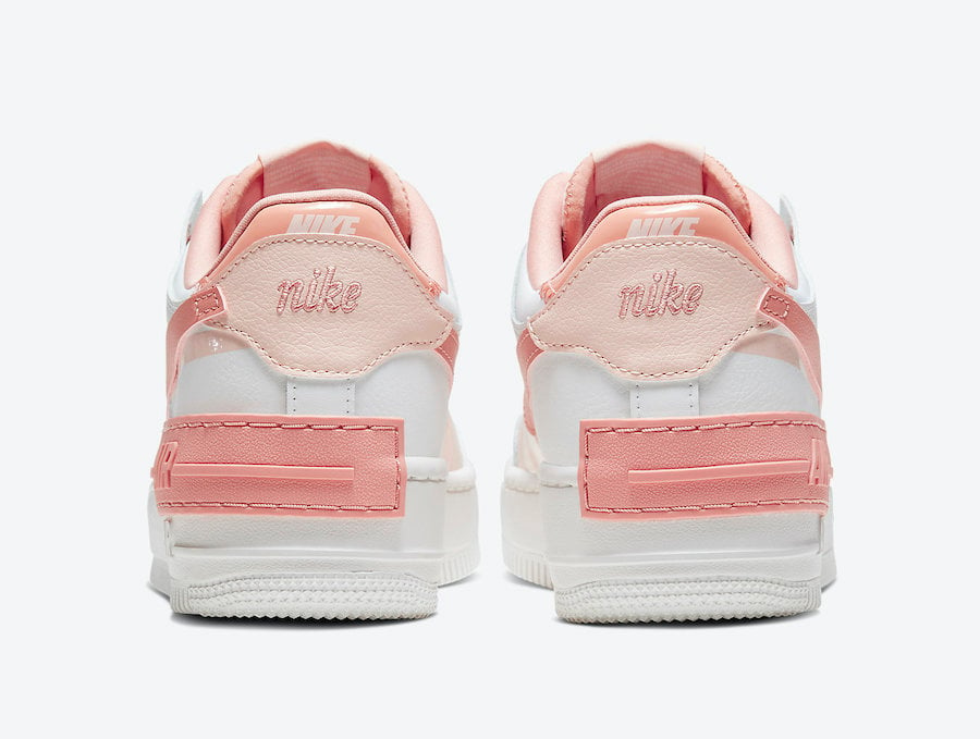 Nike Air Force 1 Shadow White Pink CJ1641-101 Release Date Info