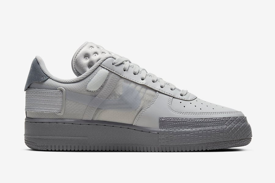 Nike Air Force 1 Type Grey Fog CT2584-001 Release Date Info
