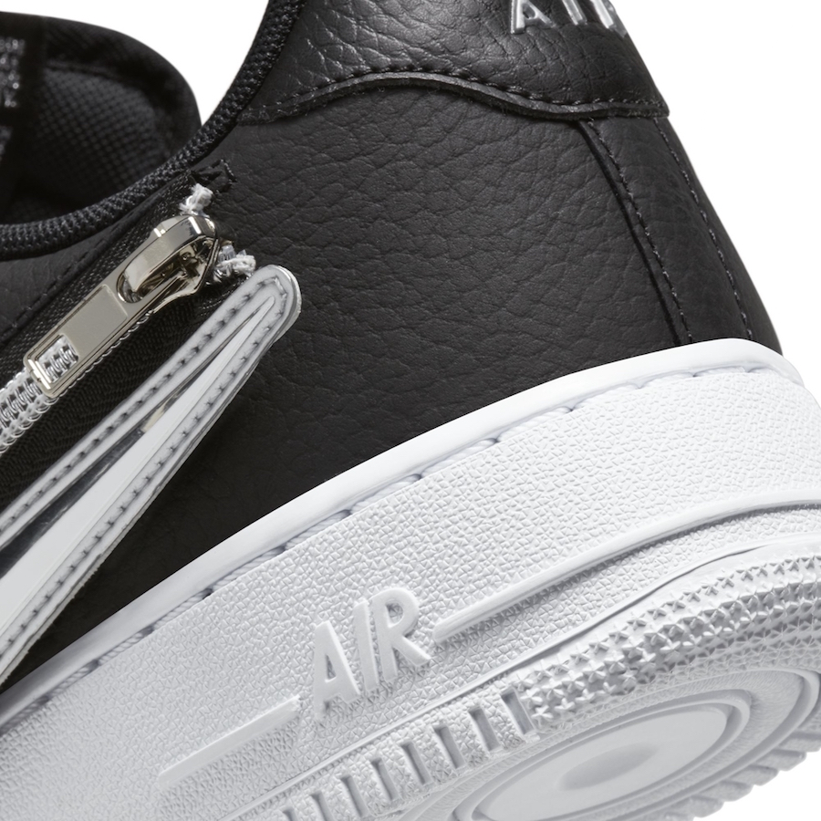 Nike Air Force 1 Zip-On Swoosh Logo Release Date Info | SneakerFiles