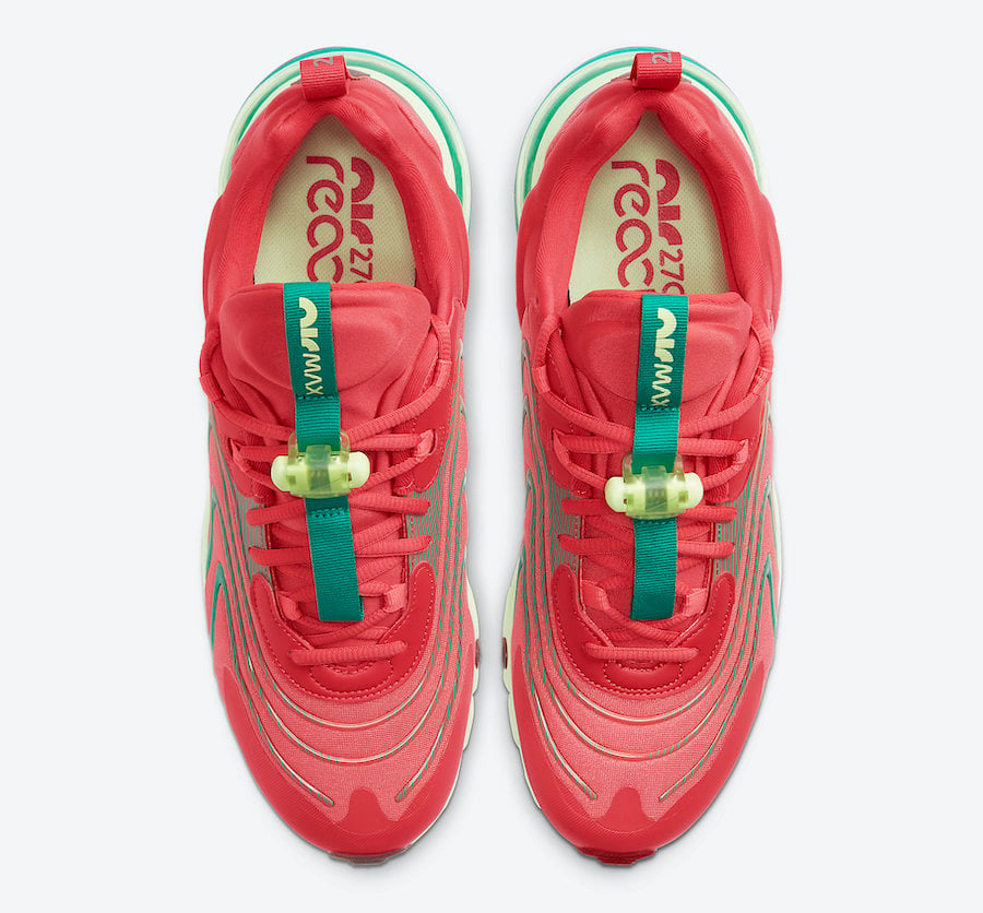 Nike Air Max 270 React ENG Watermelon CJ0579-600 Release Date Info