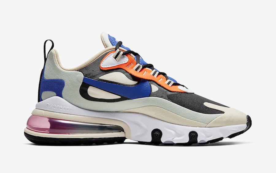 Nike Air Max 270 React Fossil Hyper Royal Pistachio Frost CI3899-200 Release Date Info