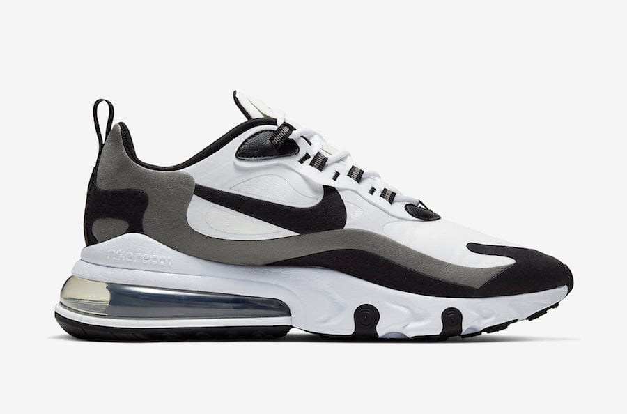 Nike Air Max 270 React White Black CT1264-101 Release Date Info