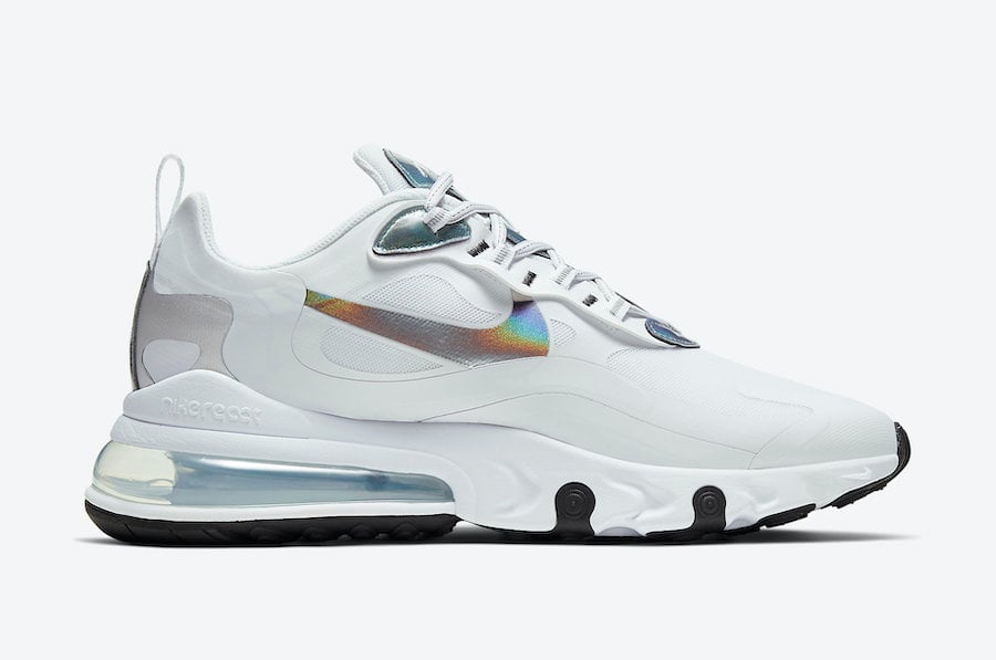 Nike Air Max 270 React White Iridescent CZ7376-100 Release Date Info