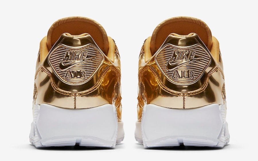 Nike Air Max 90 Gold Metallic Pack CQ6639-700 Release Date Info