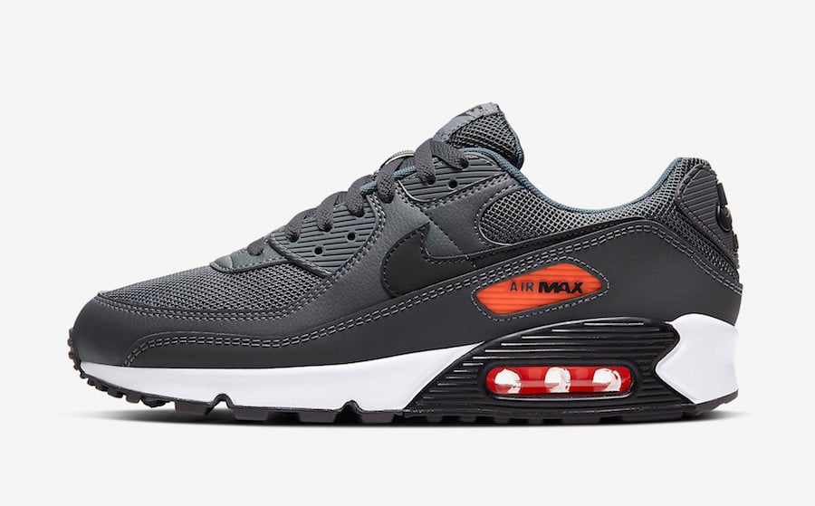 Nike Air Max 90 Grey Orange CW7481-001 Release Date Info | SneakerFiles