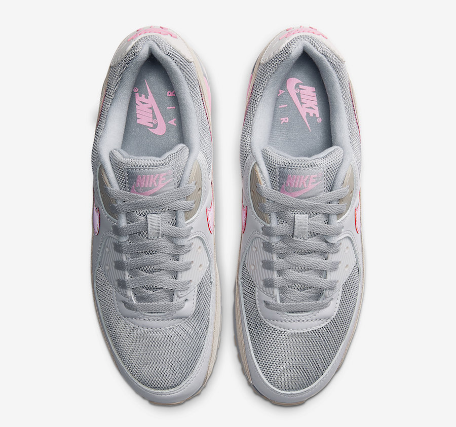 Nike Air Max 90 Grey Pink CW7483-001 Release Date Info