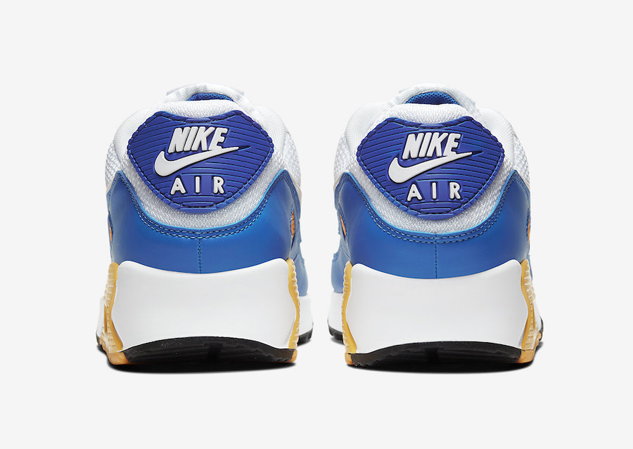 Nike Air Max 90 White Blue Orange CT4352-101 Release Date Info