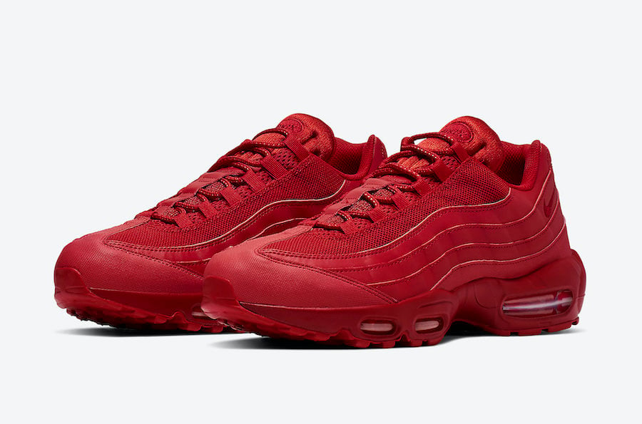Nike Air Max 95 Releases in ‘Varsity Red’