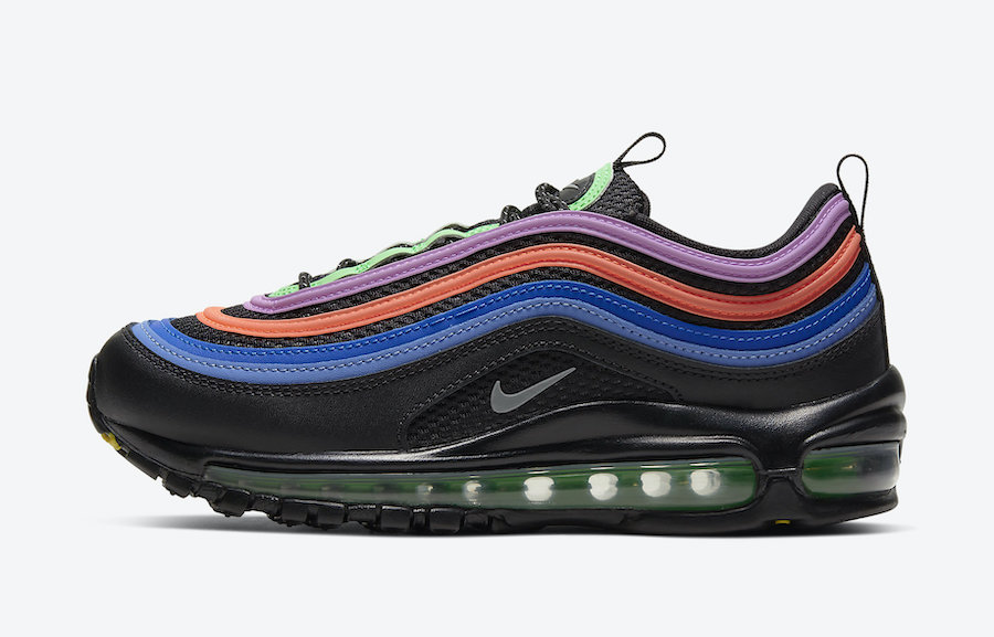 Nike Air Max 97 GS Black Multicolor 