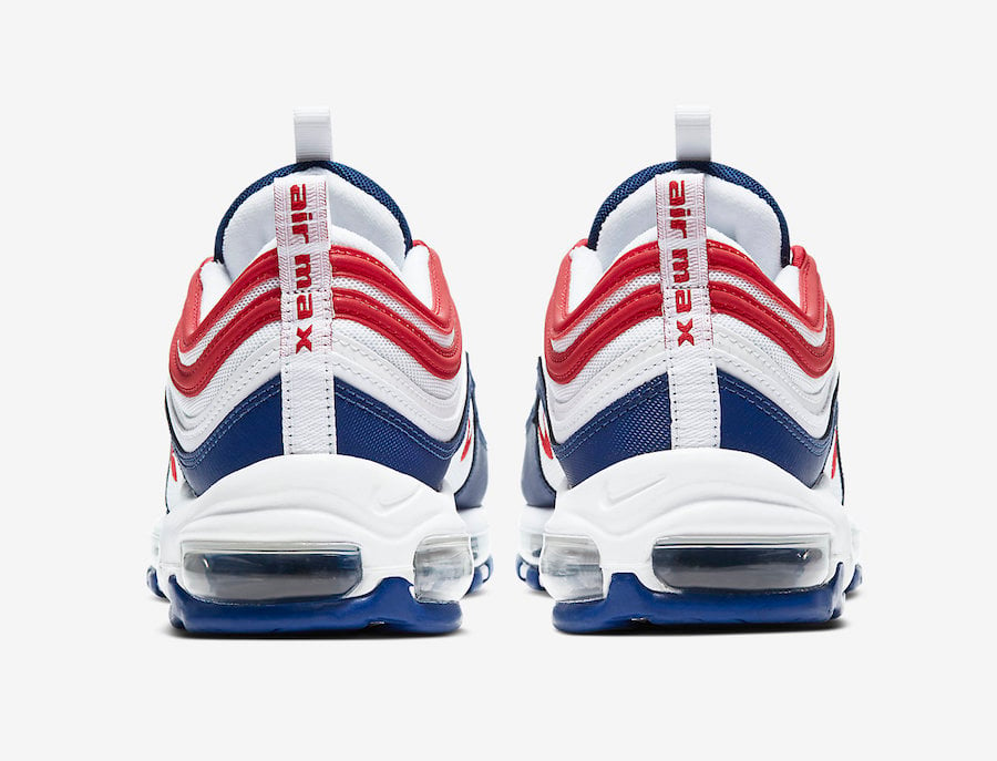 Nike Air Max 97 USA White Navy Red CW5584-100 Release Date Info